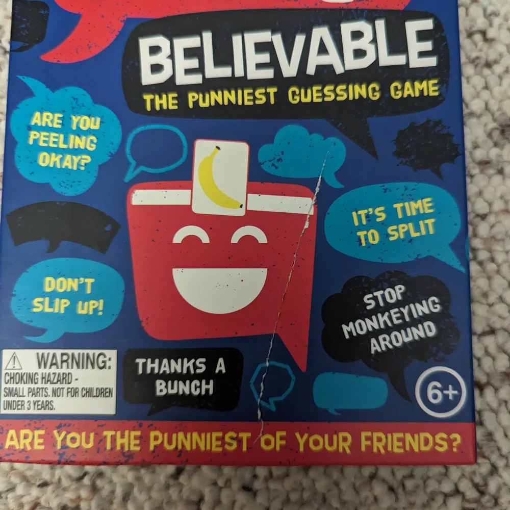 NIB Pun-Believable Card Guessing Game